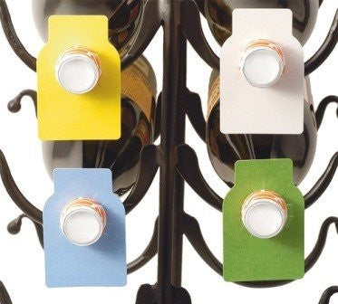 Wine Bottle Paper Tags - 4 Colors