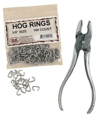 1/2" Hog Rings (100 count)