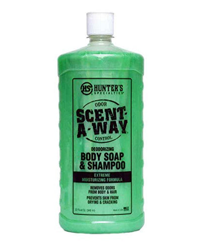 Hunter's Specialties Scent-A-Way Odorless Liquid Soap, 32-Ounce