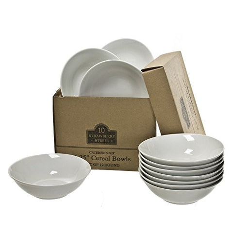 Catering Sets - Round Cereal Bowl, Set of 12, 6"