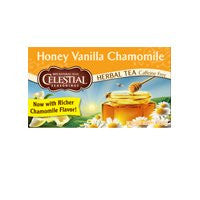 Celestial Seasonings Herbal Tea Honey Vanilla Chamomile, Honey Vanilla Chamomile 20 bags (Pack of 2)
