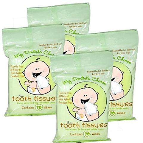 My Dentist’s Choice: Tooth Tissues (1 Pack with 30 wipes)