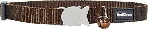 Solid Color Cat Collar, Brown