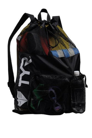 Big Mesh Mummy Backpack 001 Black