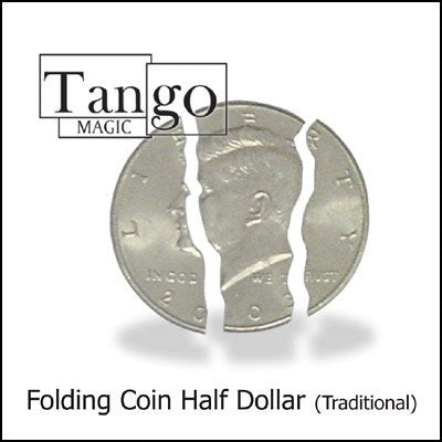 Folding Coin Half Dollar by Tango Magic (D0020), Trick