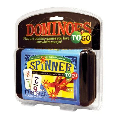 University Games Spinner To-Go Numbered Dominoes