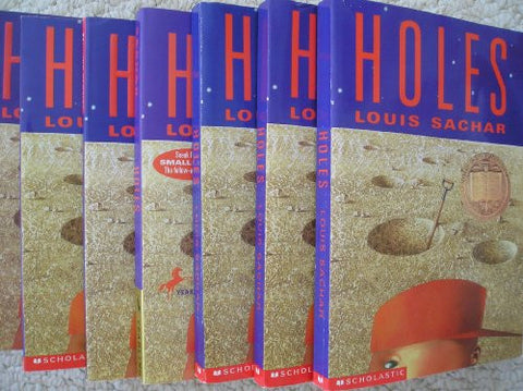 HOLES NOVEL by  Louis Sachar (paperback)