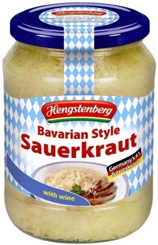 Bavarian Wine Sauerkraut in Jar, 24 oz