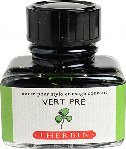 J. Herbin La Perle des Encres Fountain Pen Ink Bottled 30 ml Vert Pre