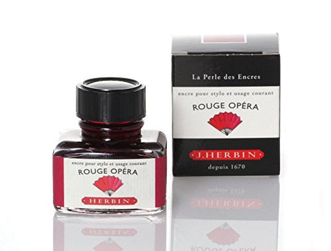 J. Herbin La Perle des Encres Fountain Pen Ink Bottled 30 ml Rouge Opera
