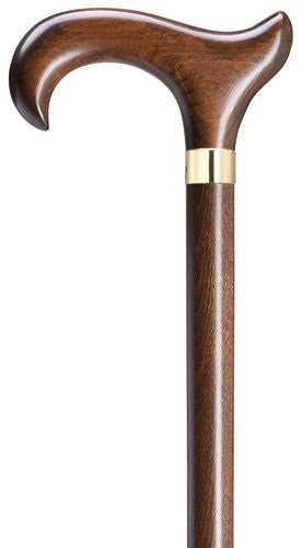 Ergonomic Derby Handle - Walnut