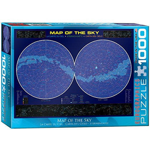 Map of the Sky 1000 pc