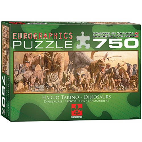 Dinosaurs, Haruo Takino 750 pc 14x10 inches Box, Puzzle