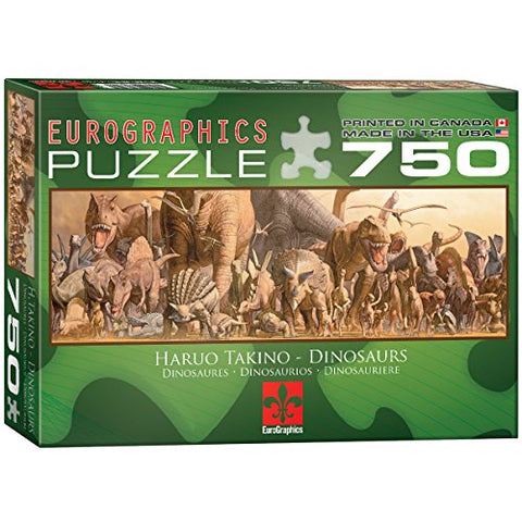 Dinosaurs, Haruo Takino 750 pc 14x10 inches Box, Puzzle