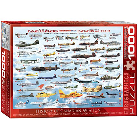 History of Canadian Aviation 1000 pc 14x10 inches Box, Puzzle