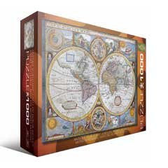 Antique World Map 1000 pc