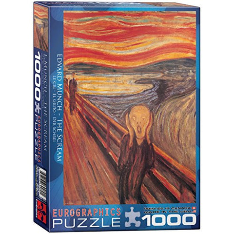 The Scream, Edvard Munch 1000 pc 10x14 inches Box, Puzzle