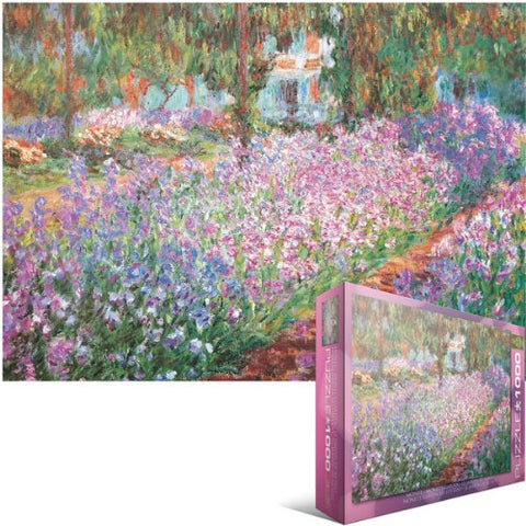 Monet's Garden, Claude Monet 1000 pc 14x10 inches Box, Puzzle
