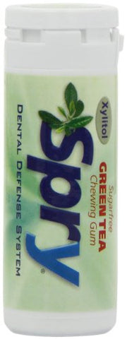 Spry Xylitol Gum - Green Tea - 30 pc. tube