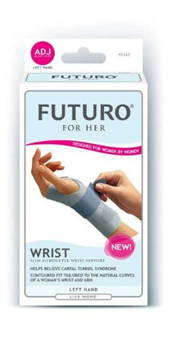 Futuro For Her Wrist Support, Adjustable Left