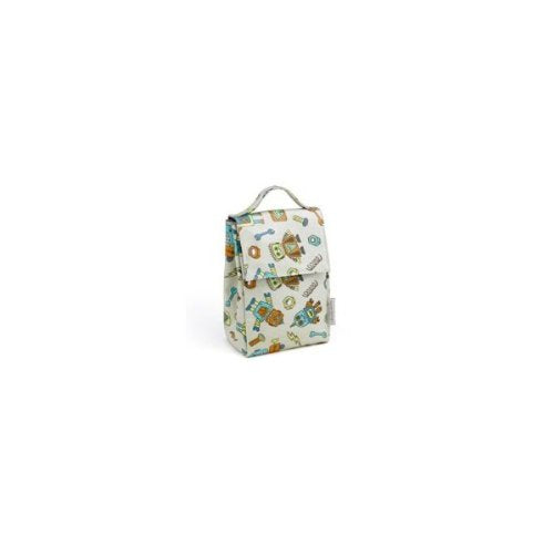 Sugarbooger Laminated Lunch Sack (Color: Retro Robot)