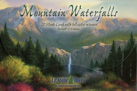 Mountain Waterfalls by Charles Pabst Boxed Blank Cards, 20 cards (10 designs/2each)