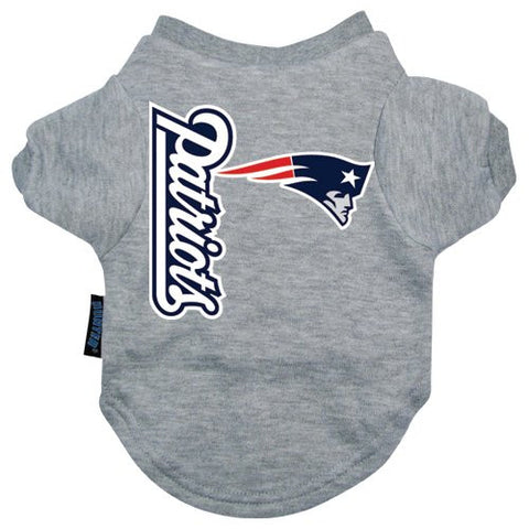 New England Patriots Pet Tee Shirt, L