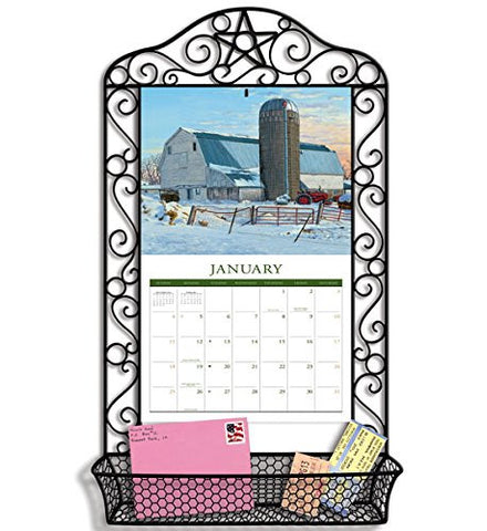 Wrought Iron Calendar Frames, Black