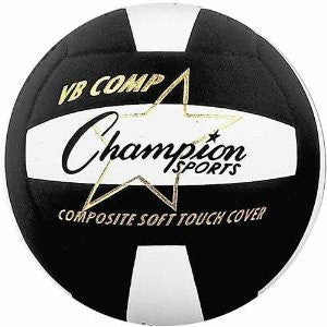 Champion Sports VB Pro Comp Series Volleyball Color: Black (VB2BK)
