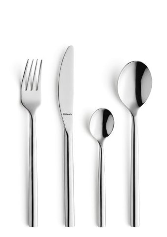 Modern 32 piece Family & Friends cutlery set - Carlton 1050 Box set (8 x table knives, 8 x table forks, 8 x dessert spoons, 8 x teaspoons)