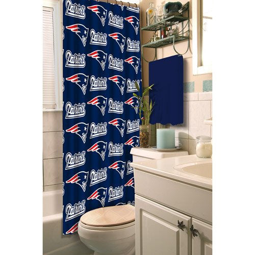 New England Patriots NFL Shower Curtain 72”x 72”