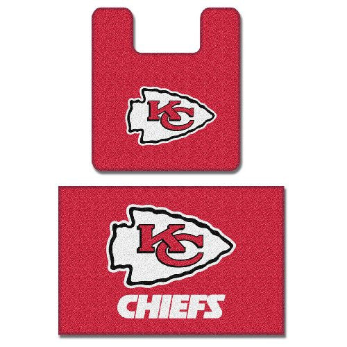 Kansas City Chiefs NFL 2-Piece Bath Rug Set