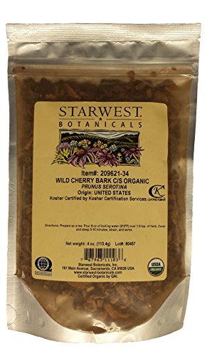 Wild Cherry Bark C/s Org, 4 Oz