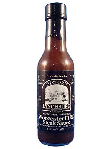 Historic Lynchburg Tennessee Whiskey WorcesterFIRE Steak Sauce 6 oz (not in pricelist)