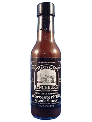 Historic Lynchburg Tennessee Whiskey WorcesterFIRE Steak Sauce 6 oz (not in pricelist)