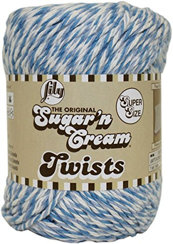 Lily Sugar'n Cream Super Size Yarn - Twists Denim 150 Yards