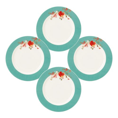 CHIRP DESSERT PLATES S/4