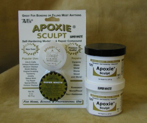 Super White Apoxie® 1/4 lb.