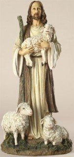 12" GOOD SHEPHERD FIGURE JOSEPH STUDIO