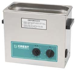 Crest CP230HT Ultrasonic Cleaner-Heat and Analog Timer-3/4 Gallon Tank