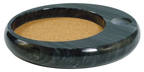 Sommeliers Wine Bottle Coaster, Black Marble