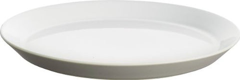 Plate in stoneware, Light Grey, 10½ in.