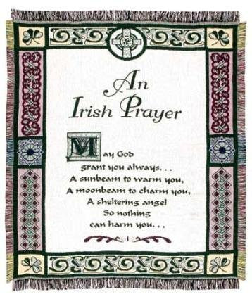 An Irish Prayer 2 1/2 Layer Mid-Size Throw