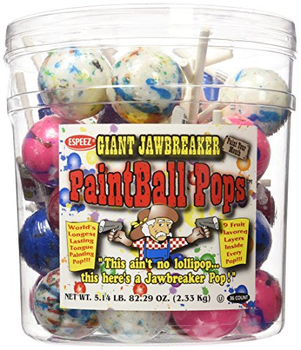 Paintball Pops (36 Count Jar)