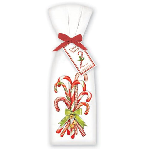 Candy Cane And Bells Towel Set