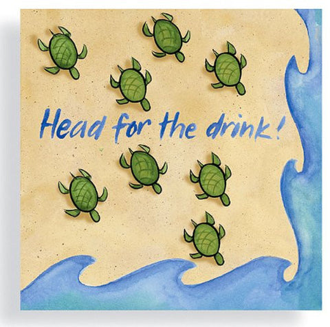 Beverage Napkin - Head For Drink