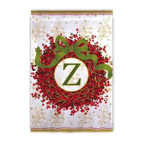 Berry Wreath Garden Flag - Z