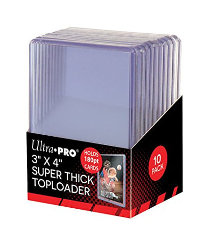 3" X 4" Super Thick 180PT Toploader 10ct