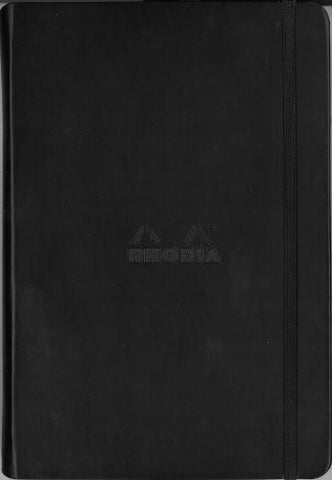 Rhodia Boutique Webnotebooks Bound 5 ½ x 8 ¼ Lined Black 96 sheets