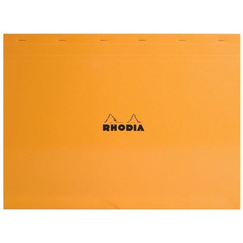 Rhodia Classic Notepads Top Staplebound 16 ½ x 12 ½ Graph Orange 80 sheets